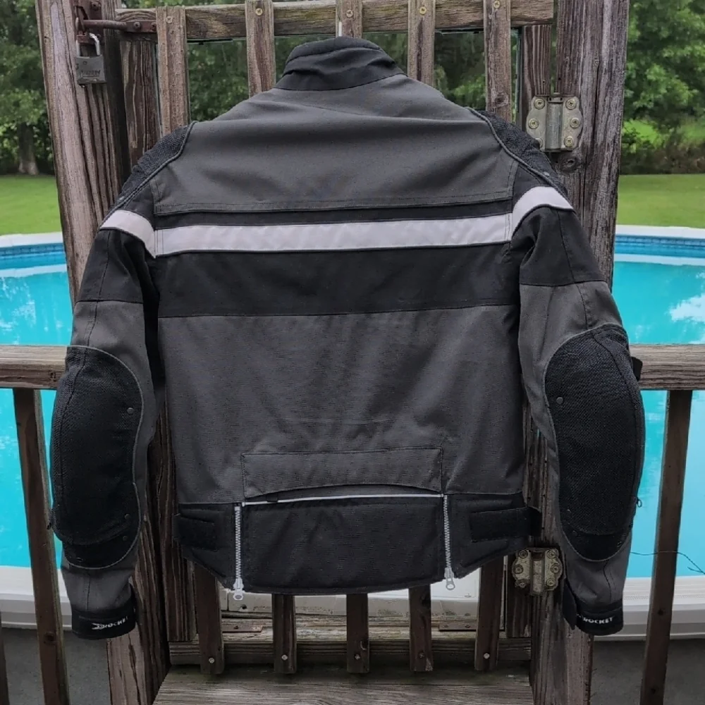 Joe Rocket Black and Gray Performance Jacket - Picture 4 of 12